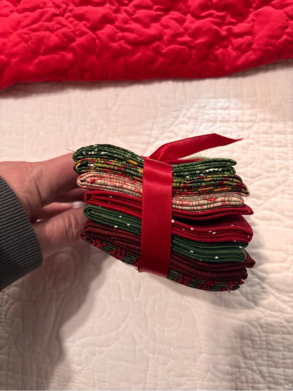 Holiday quilt squares